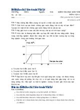 Đề thi học kì 2 lớp 6 môn vật lý trường THCS nguyễn kiểm tra học kì II